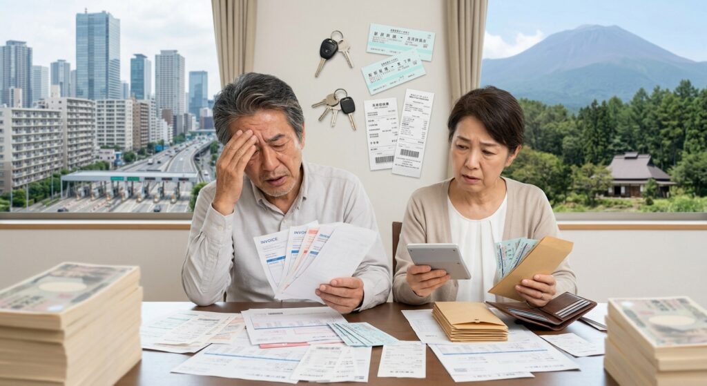 2重にかかる「お金」の問題（維持費・移動費）